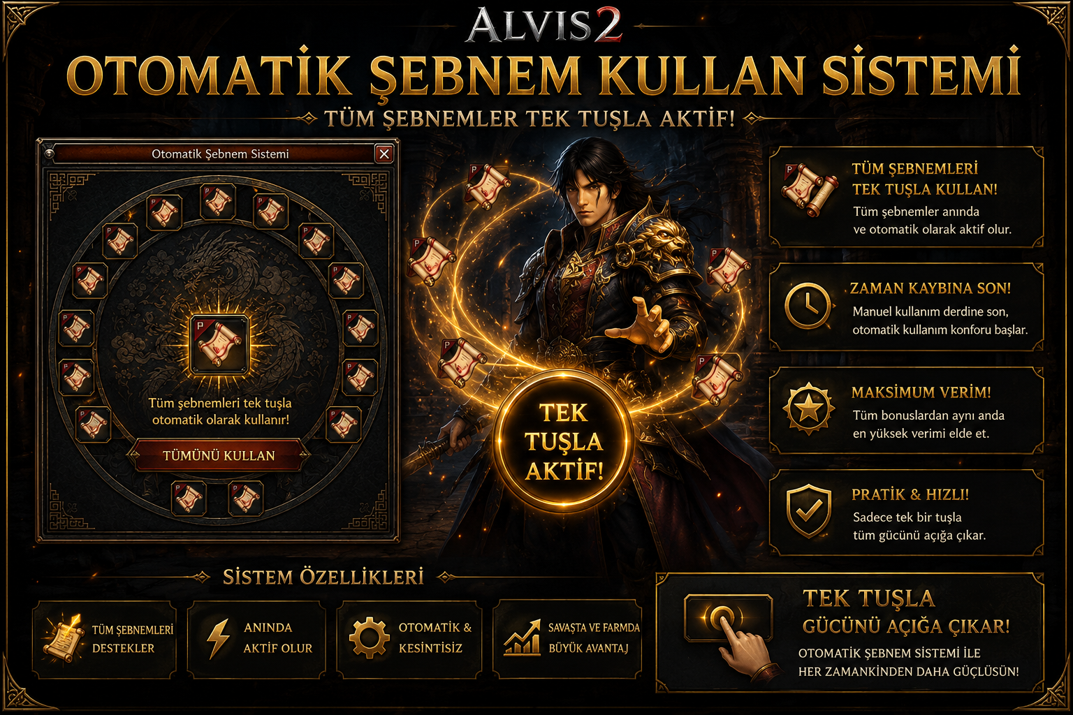 ALVIS2 Şebnem Üretimi
