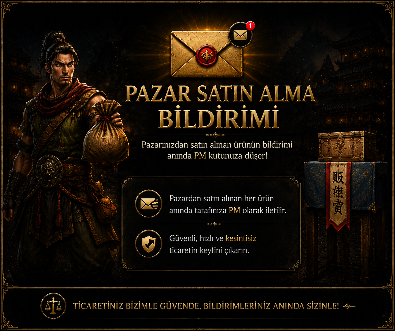 ALVIS2 Eşya Satıldı Bildirimi